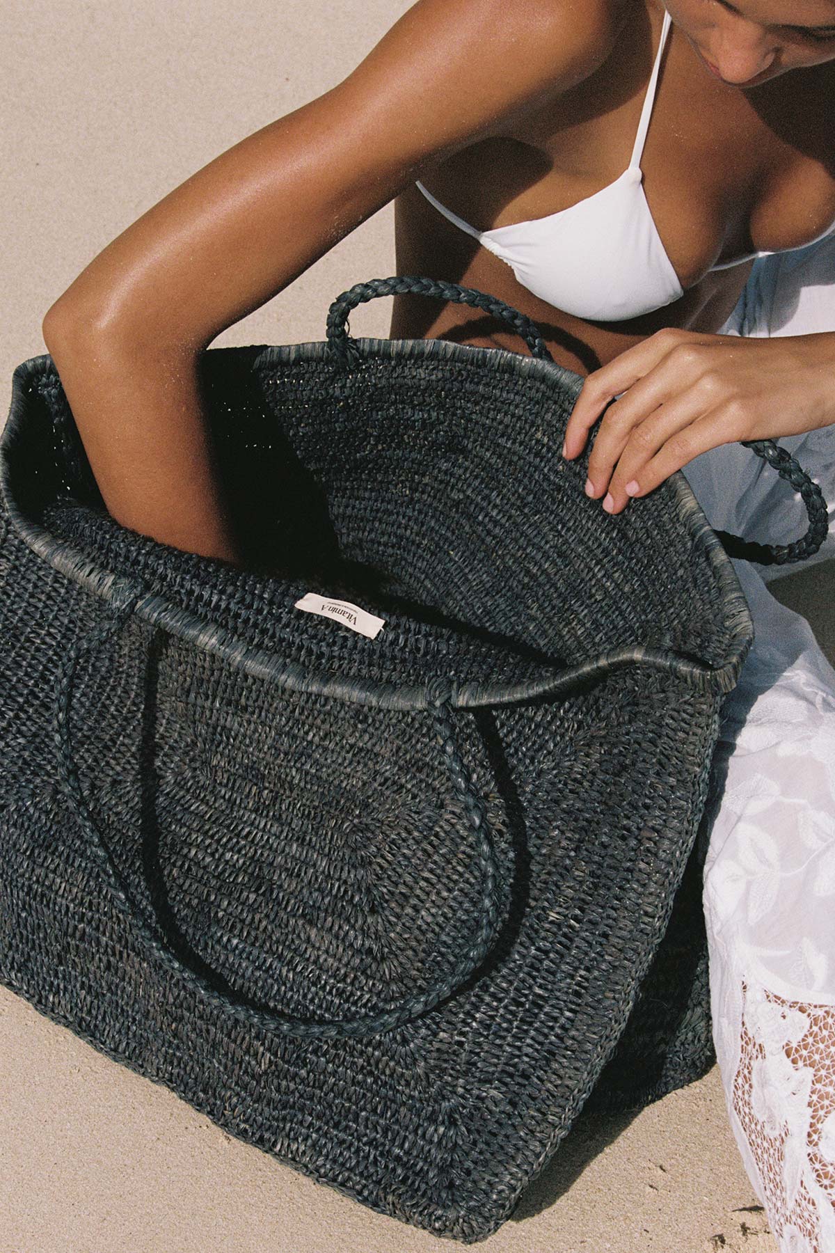 1156-amani-tote-blue-raffia-5.jpg Amani Tote - Blue Raffia