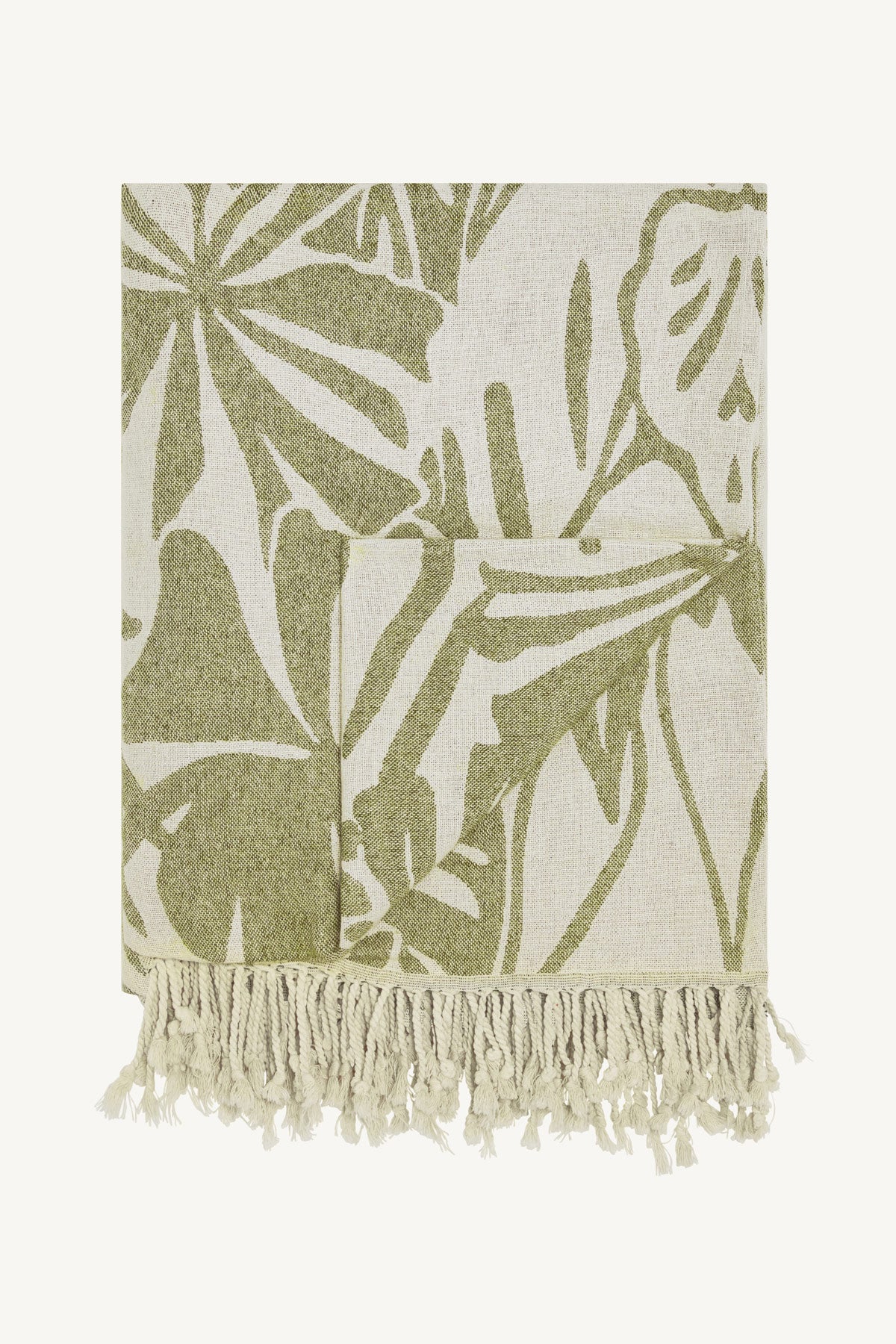 1164-siesta-beach-blanket-olive-cotton-1.jpg Siesta Beach Blanket - Olive Cotton