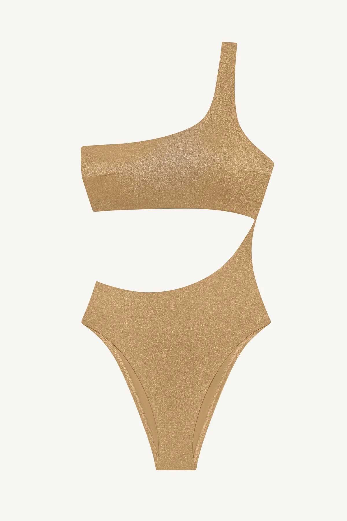 Aden Cut Out One Piece - Golden Glow Metallic