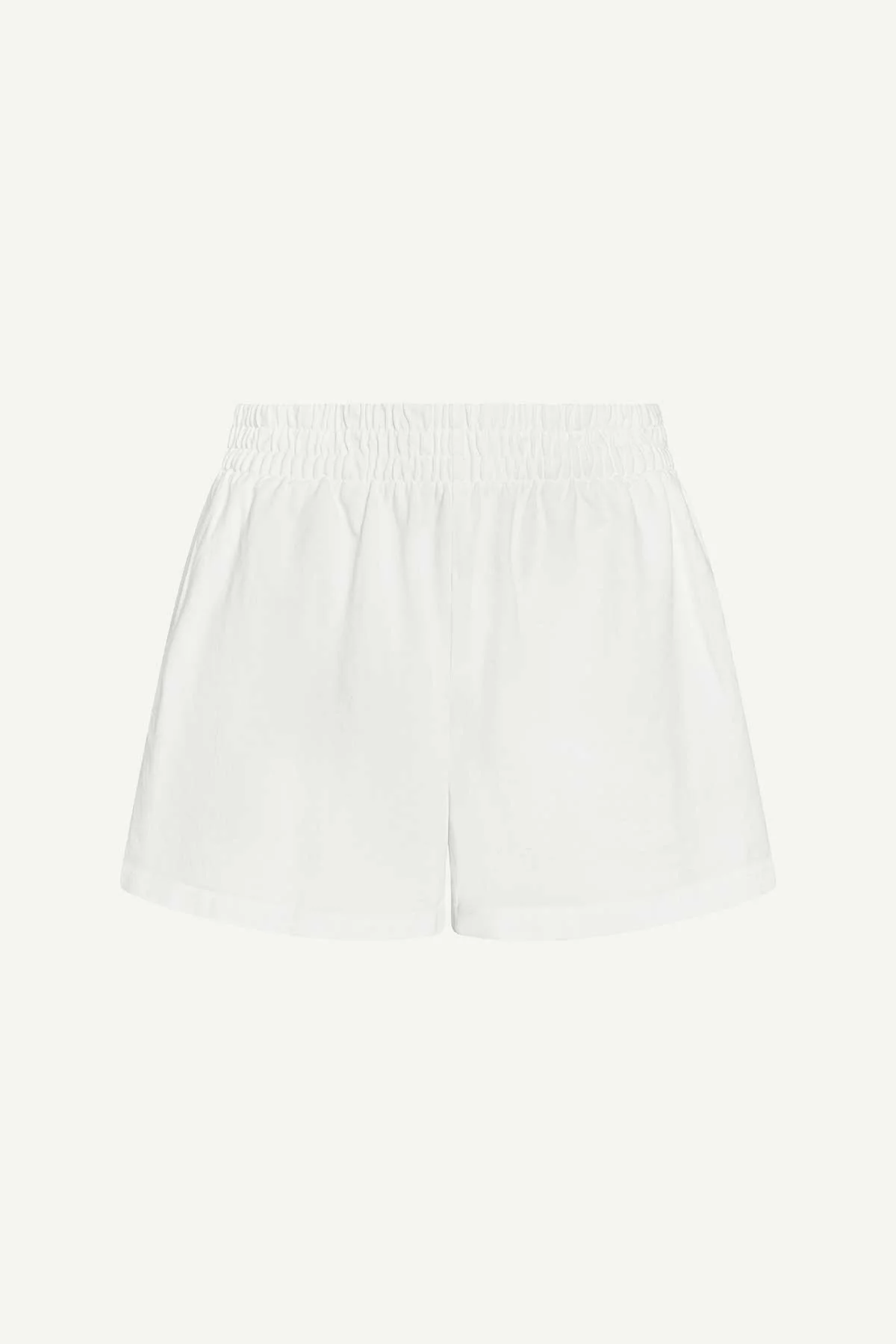 Coast Short - White Cotton Jersey