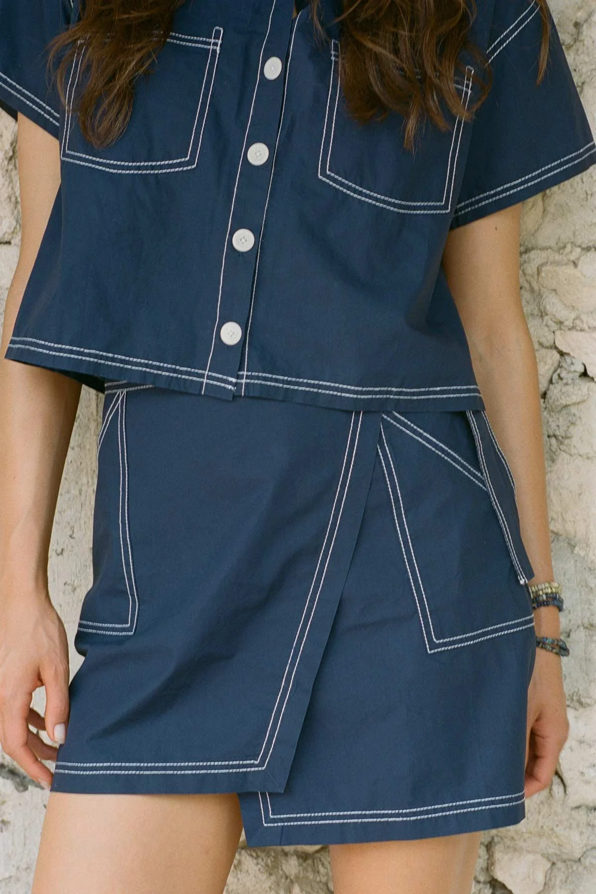 1434-ashley-wrap-skirt-midnight-cotton-poplin-1.webp Ashley Wrap Skirt - Midnight Cotton Poplin