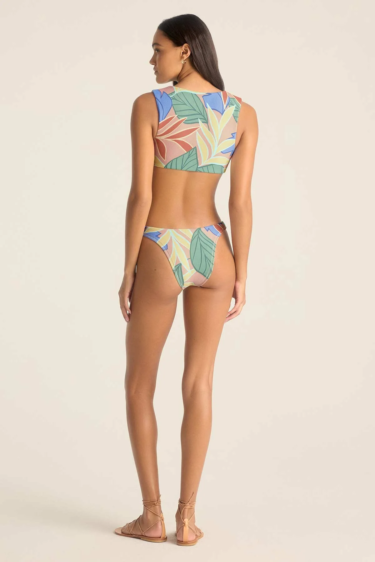 1515-california-high-leg-bottom-retro-jungle-crepe-texture-3.webp California High Leg Bottom - Retro Jungle Crepe Texture