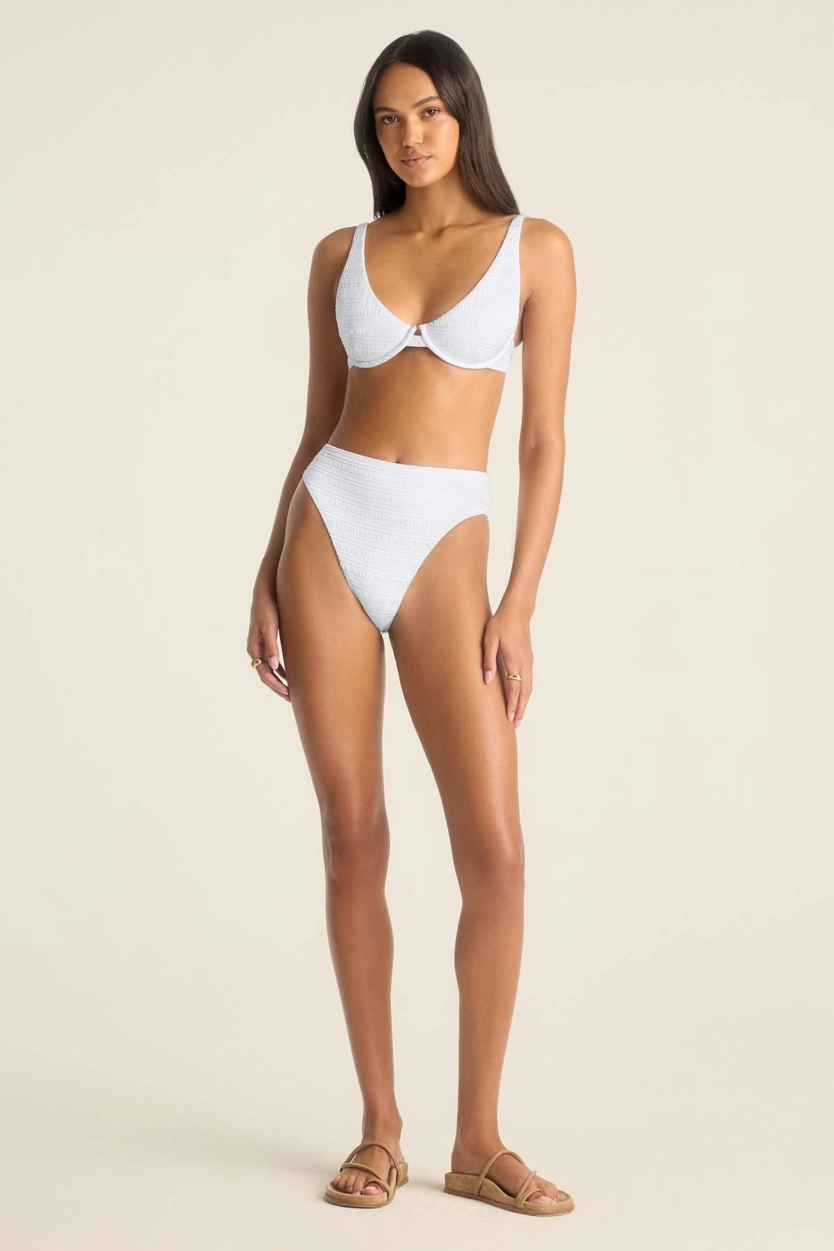 1575-barcelona-high-waist-bottom-white-seersucker-stripe-4.webp Barcelona High Waist Bottom - White Seersucker Stripe