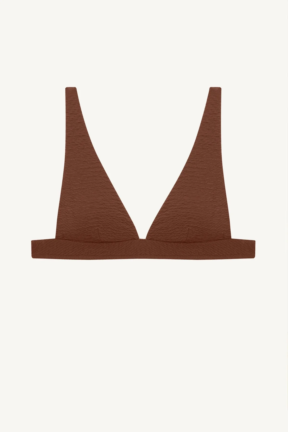Lyra Bralette Top - Brick Riviera Ripple