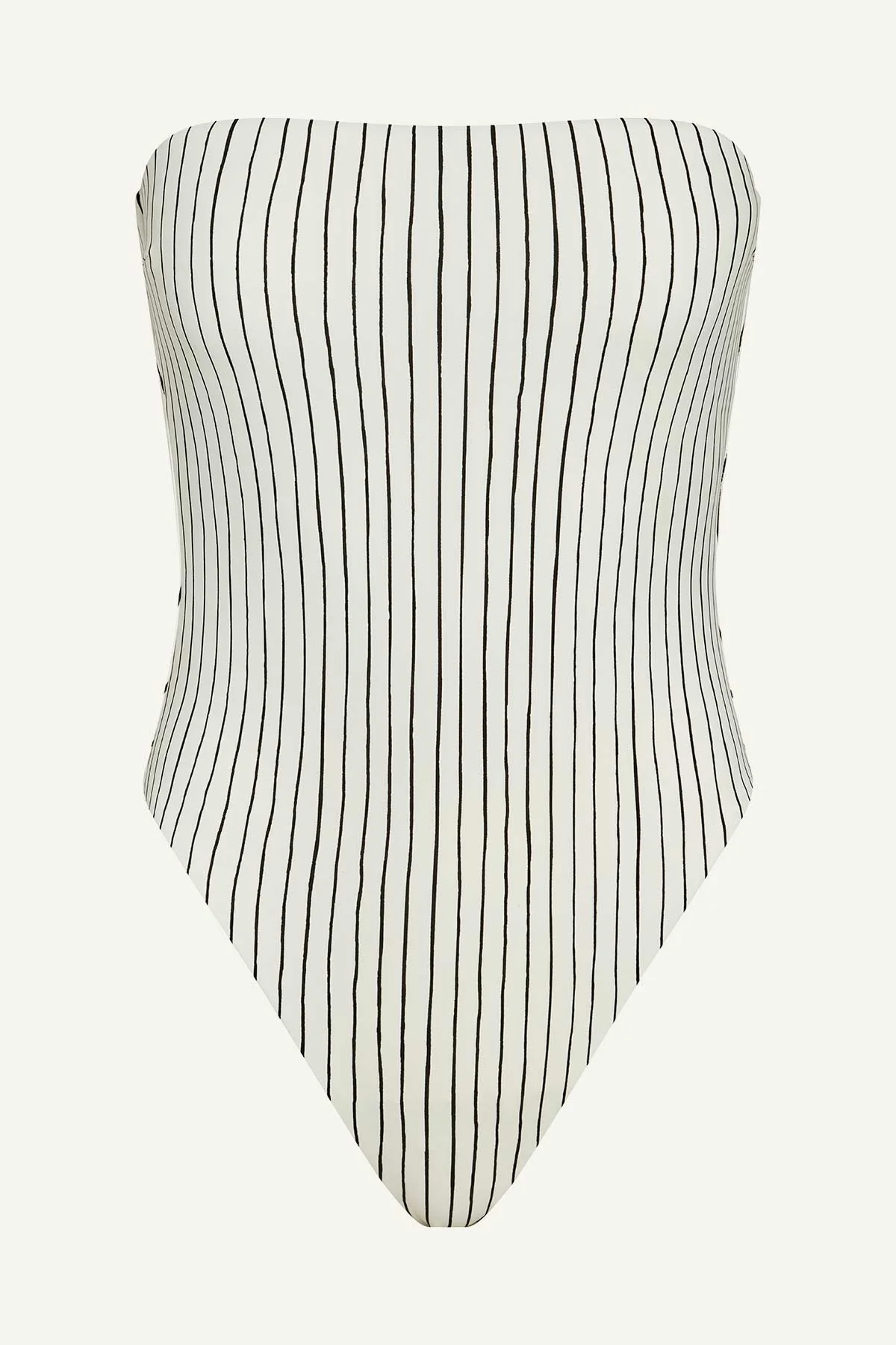 Upcycled Bandeau One Piece  - Bolero Stripe