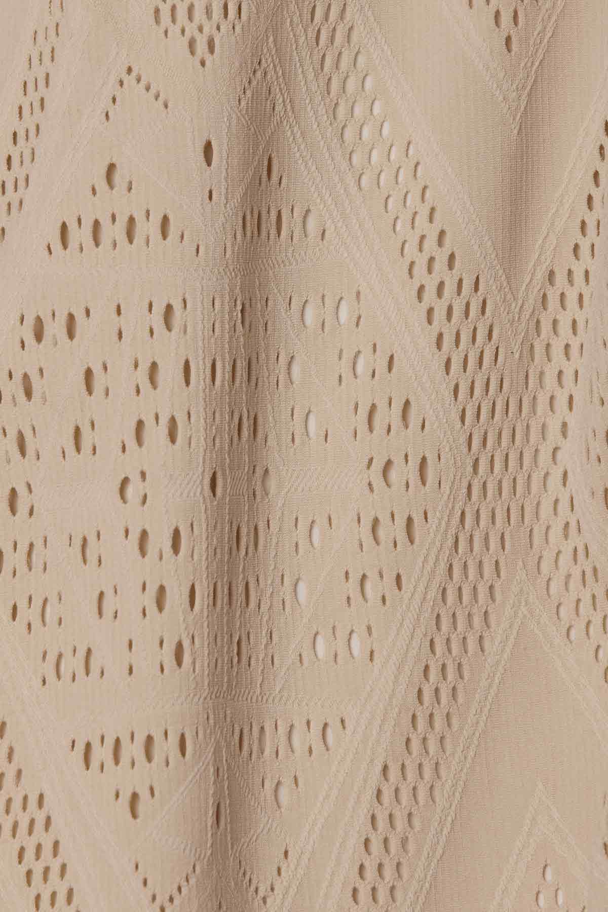 Barcelona High Waist Bottom - Natural Calico Crochet