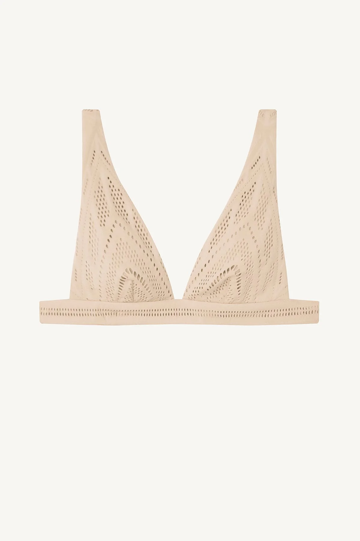 Lyra Bralette Top - Natural Calico Crochet