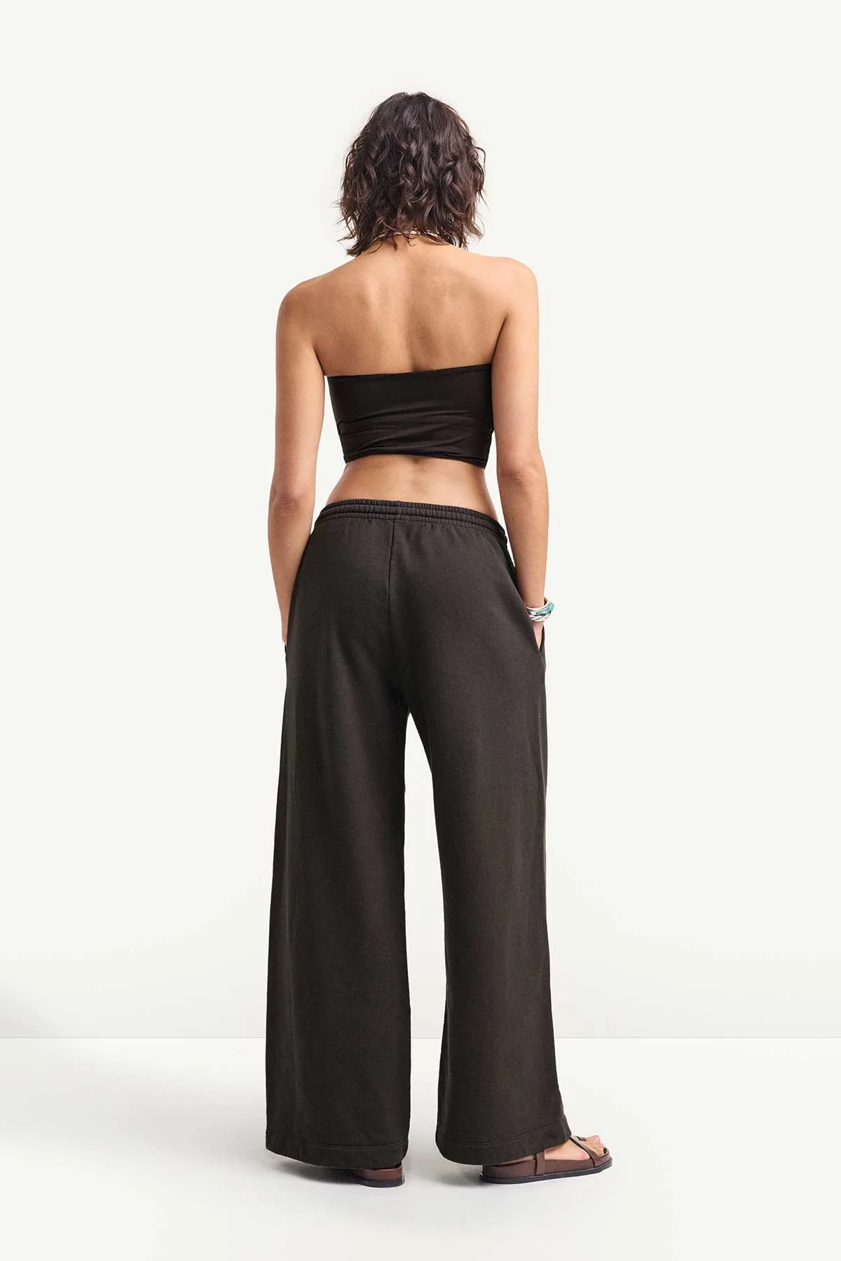 Dawn Wide Leg Pant - Deep Earth Dawn French Terry