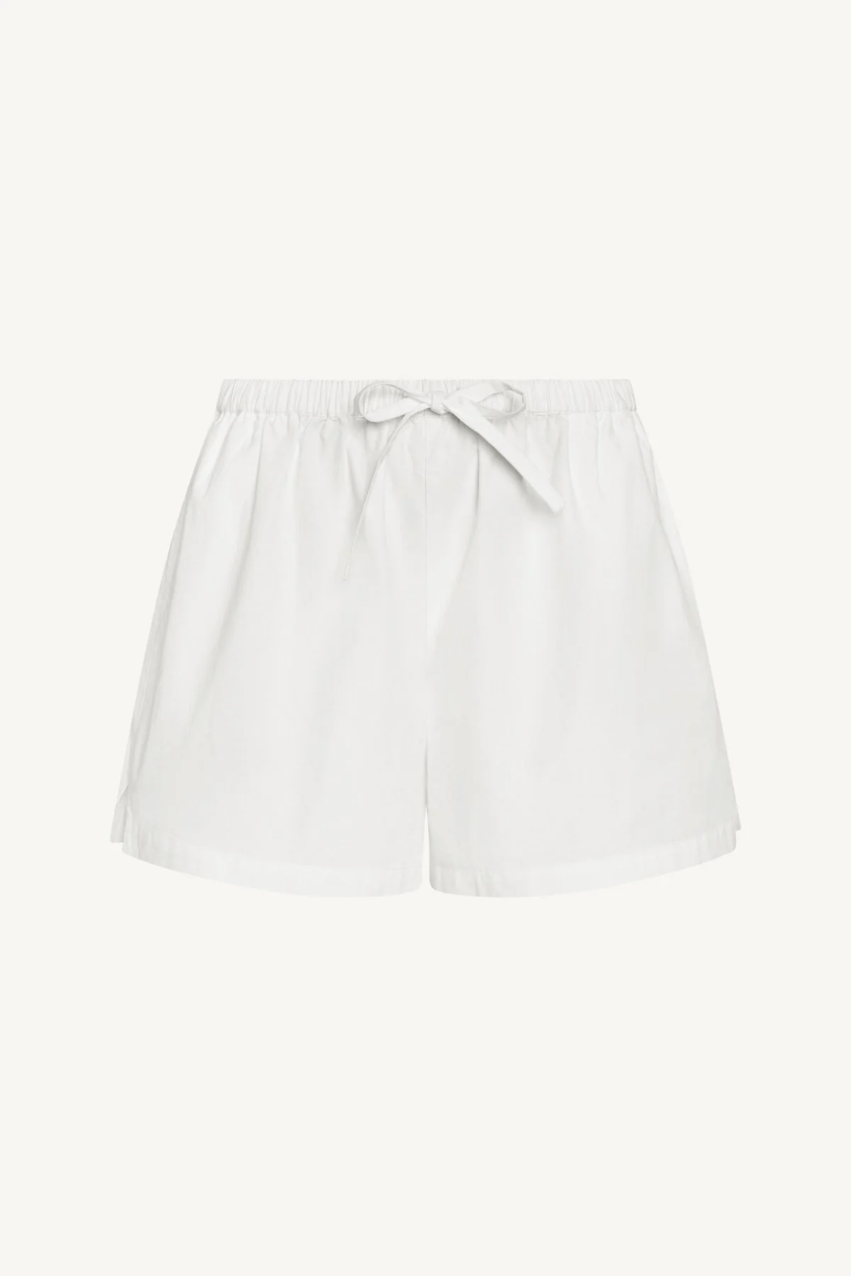 Parker Short - White Cotton Poplin