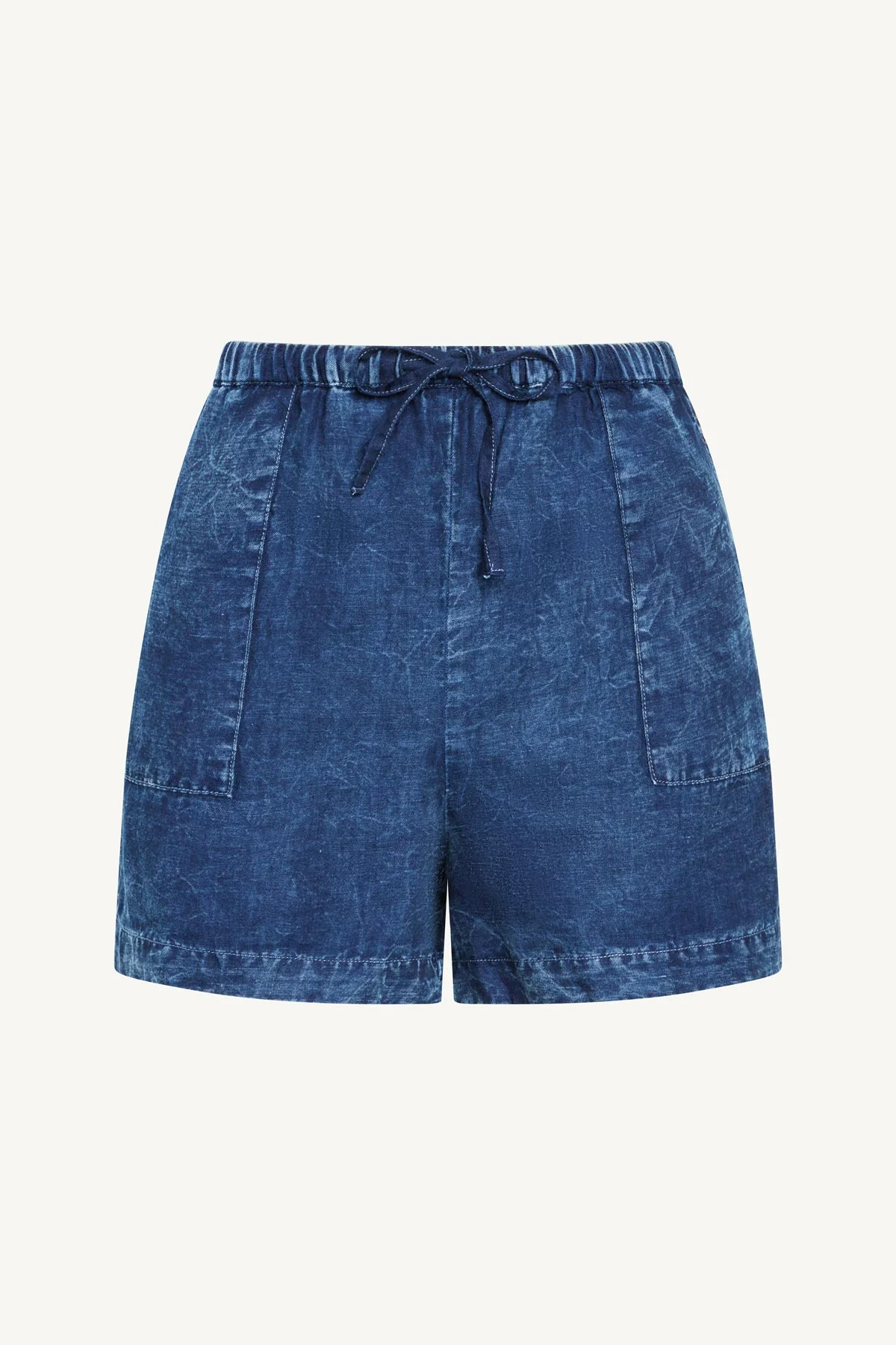 Hana Short - Daydream Denim Cotton Linen