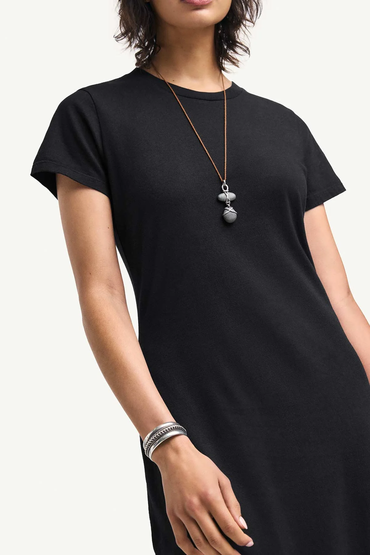 Coast Shirt Dress - Black Cotton Jersey