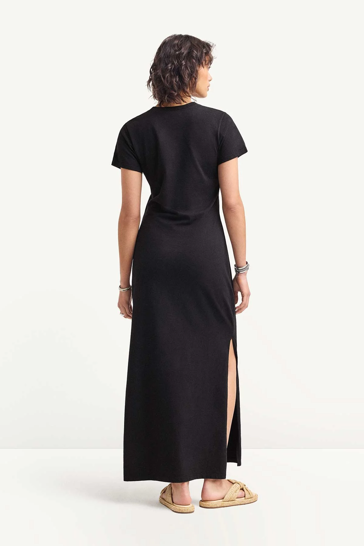 Coast Shirt Dress - Black Cotton Jersey