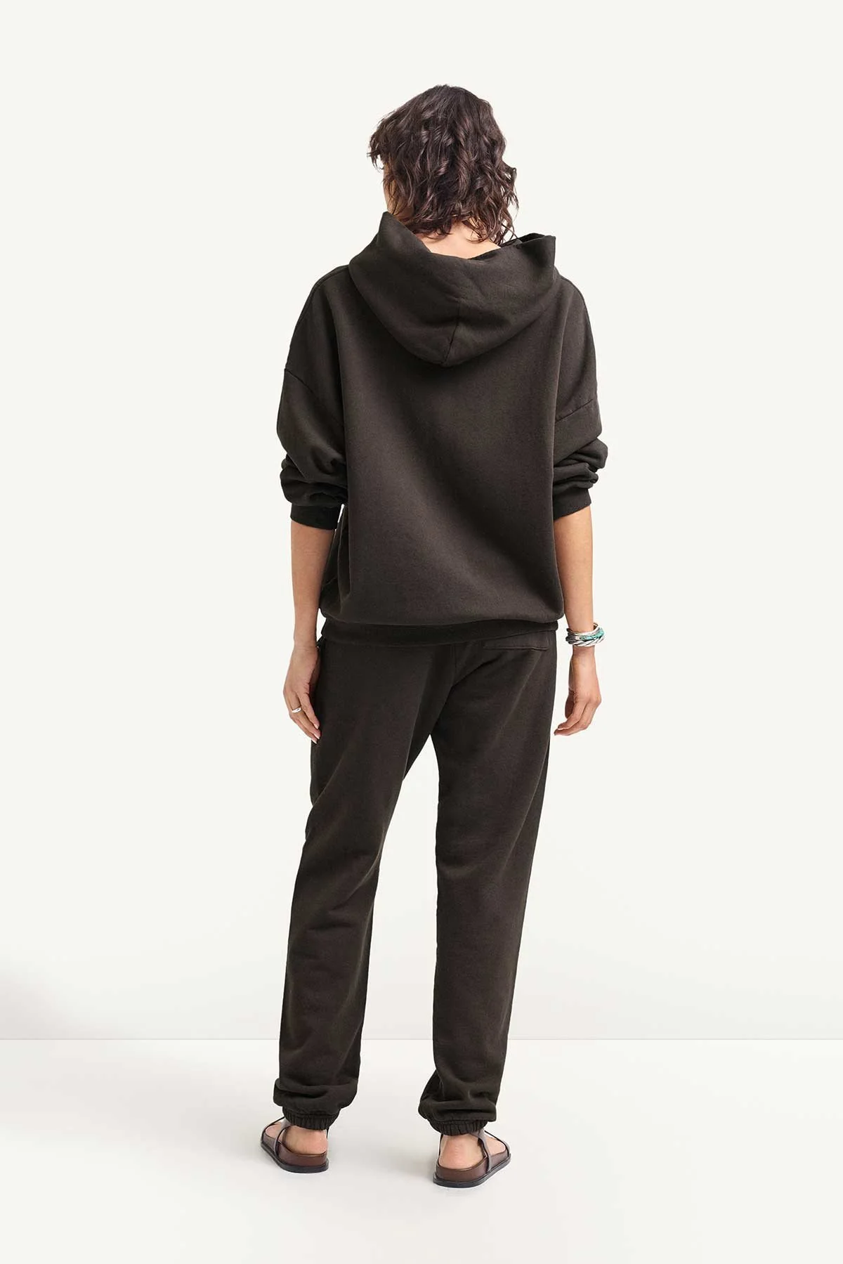 Dawn Oversized Hooded Sweatshirt - Deep Earth Dawn French Terry