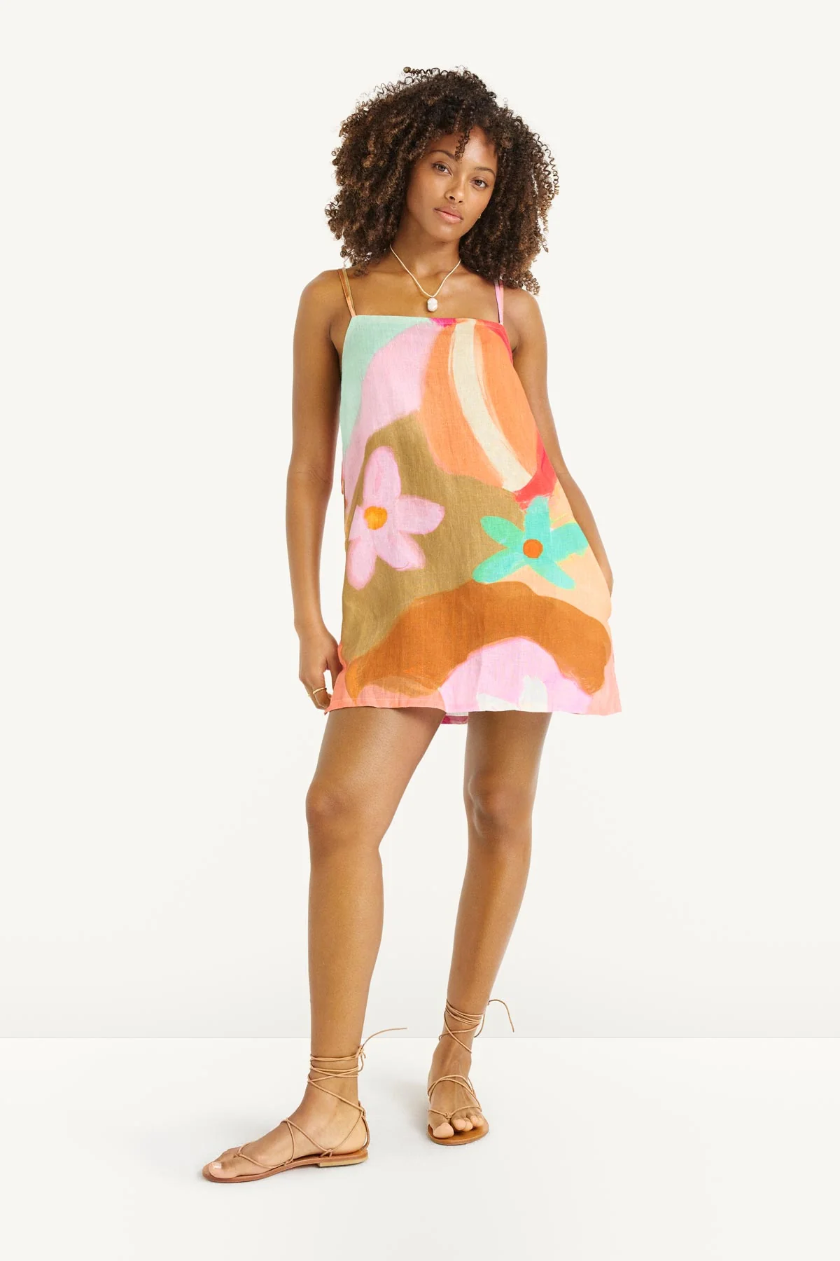 2811-delia-dress-in-bloom-colorblock-ecolinen-1.webp Delia Dress - In Bloom Colorblock EcoLinen