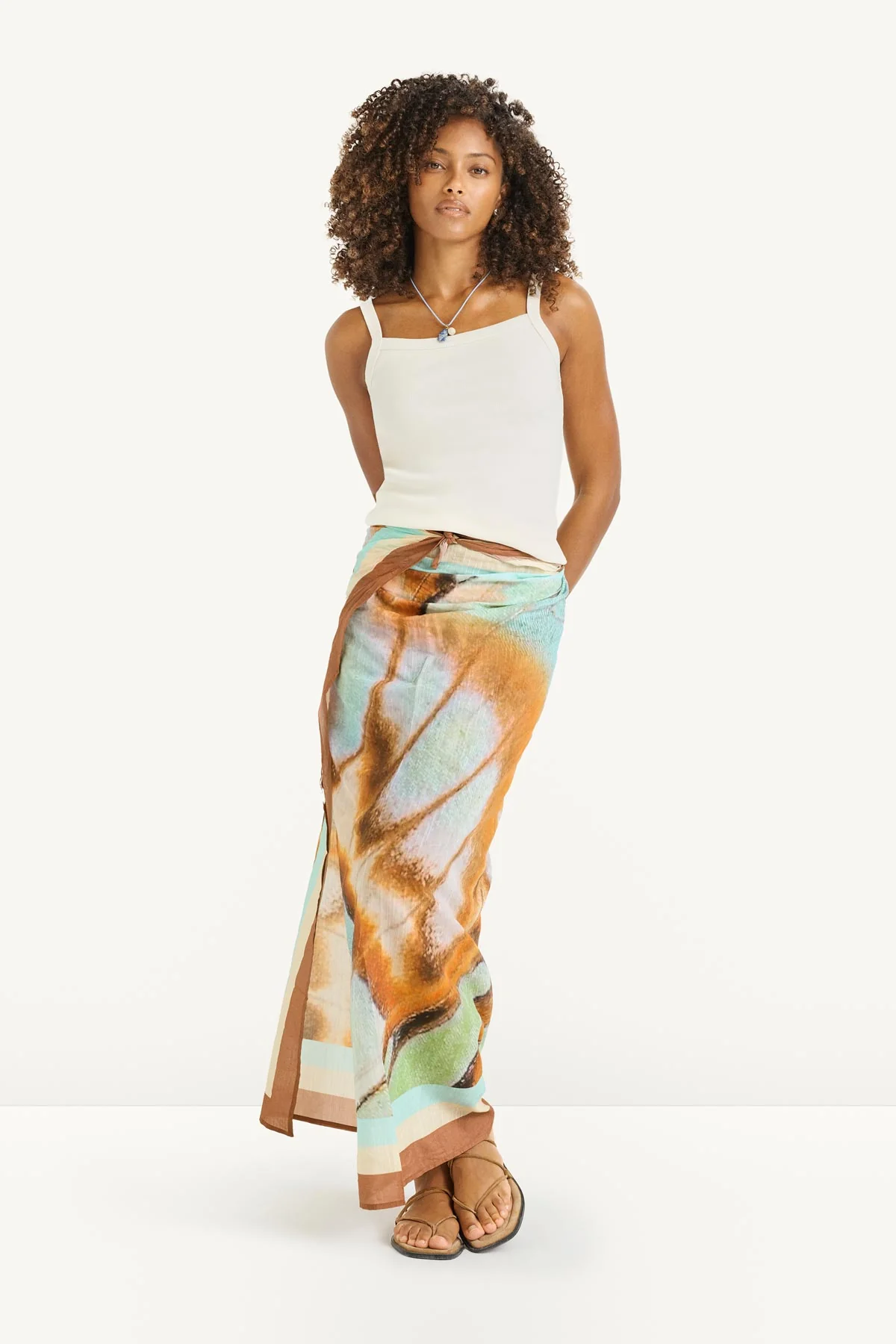 2949-samara-sarong-malachite-butterfly-cotton-cupro-1.webp Samara Sarong - Malachite Butterfly Cotton Cupro