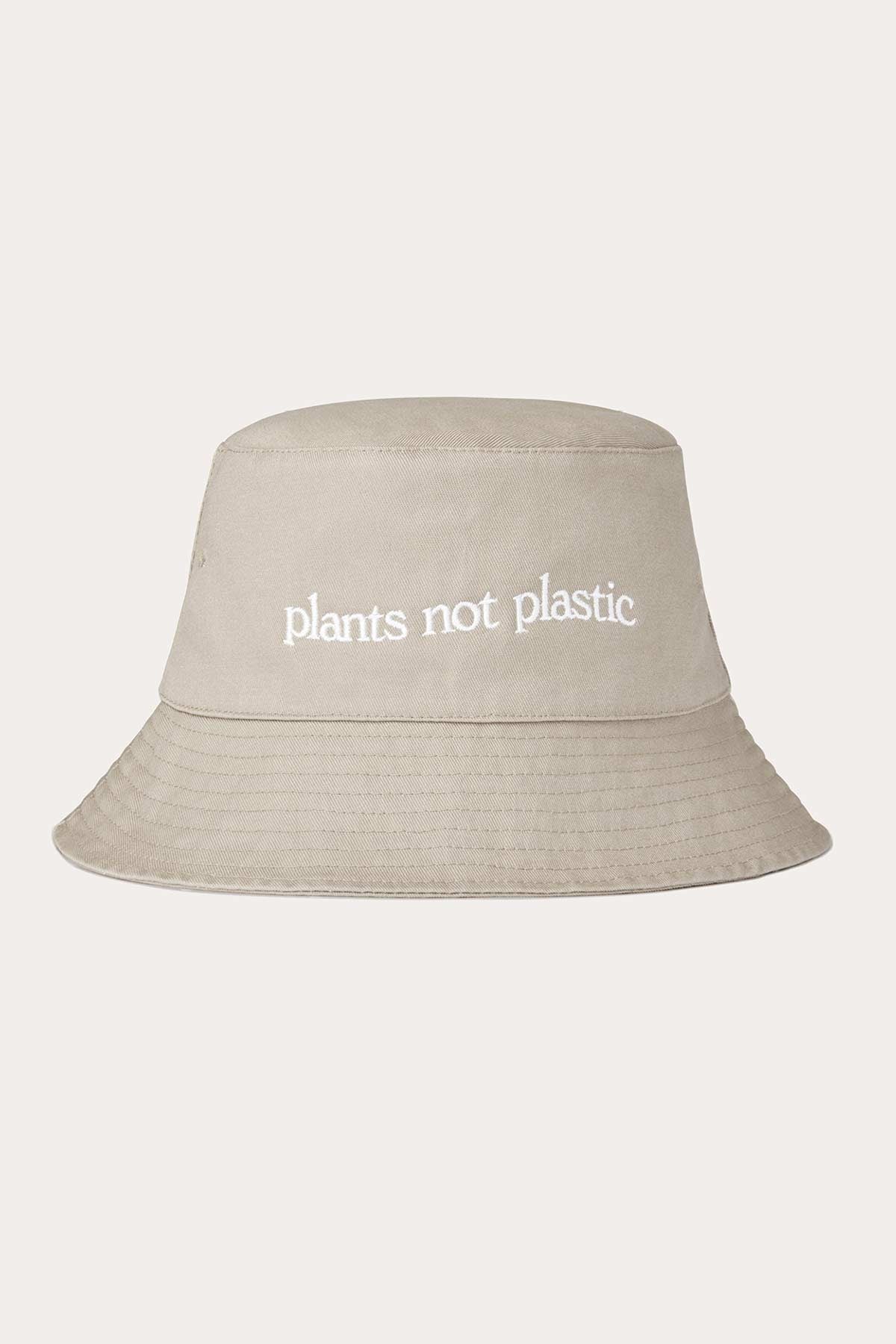 3159-organic-cotton-bucket-hat-plants-not-plastic-organic-cotton-1.jpg Organic Cotton Bucket Hat - Plants Not Plastic Organic Cotton
