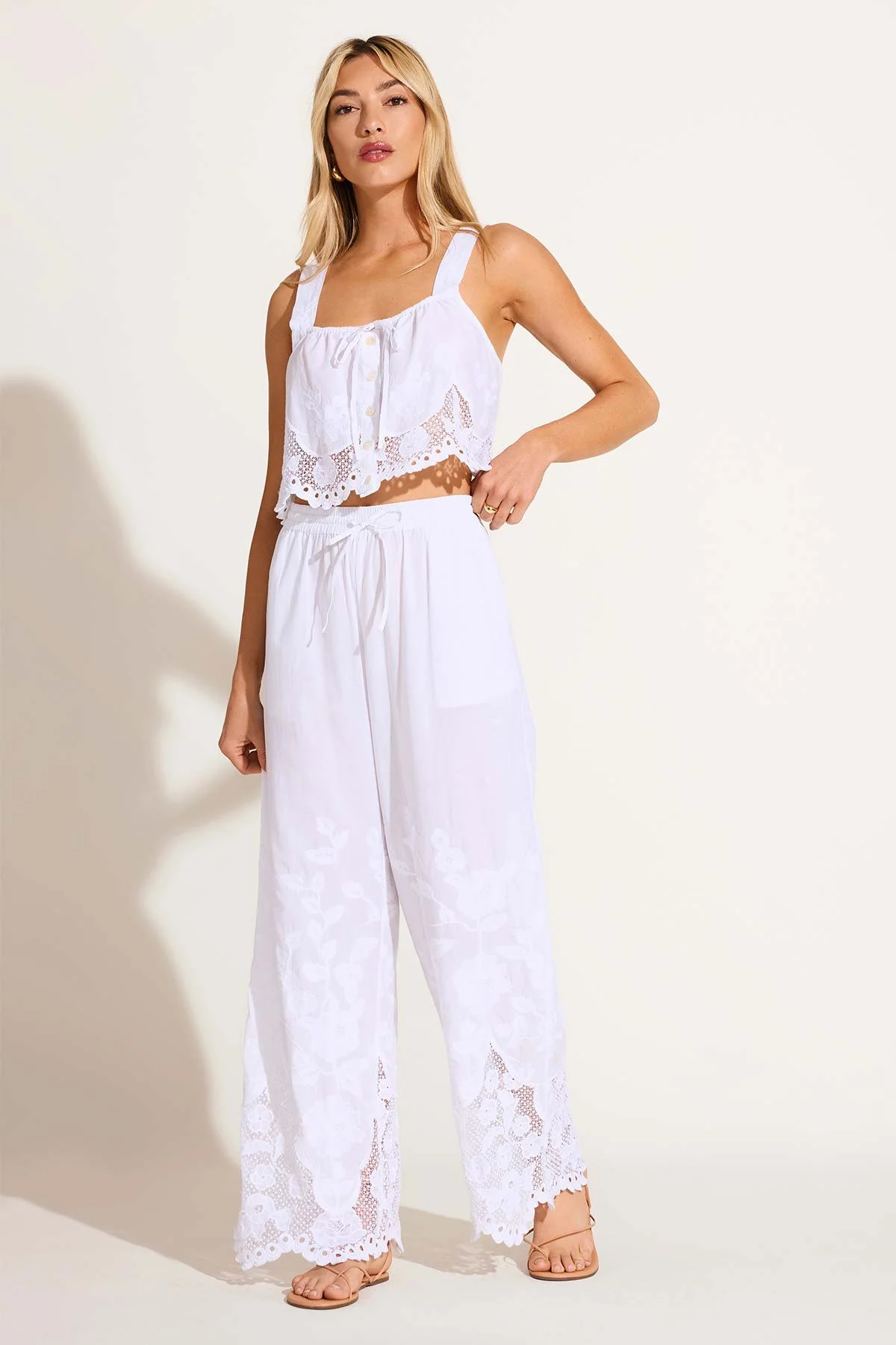3239-flora-pant-white-beachside-broderie-1.webp Flora Pant - White Beachside Broderie