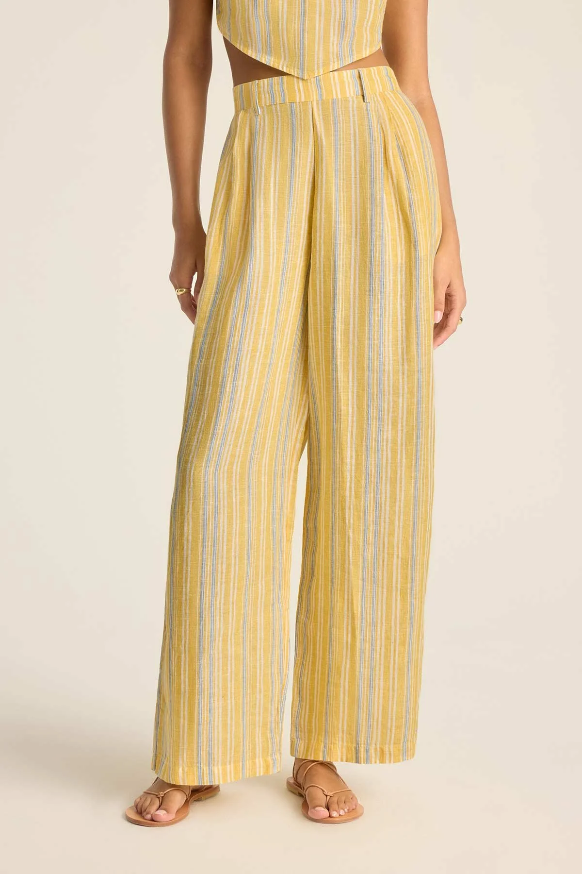 3265-the-getaway-pant-sunny-skies-ecolinen-2.webp The Getaway Pant - Sunny Skies EcoLinen