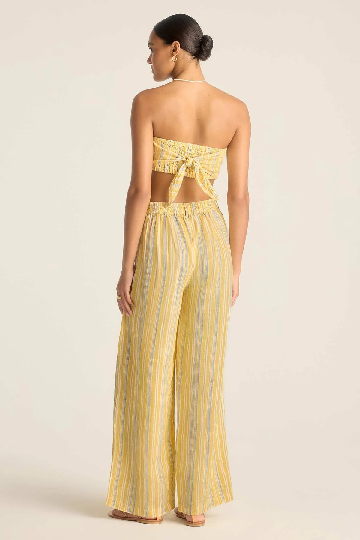 3265-the-getaway-pant-sunny-skies-ecolinen-3.webp The Getaway Pant - Sunny Skies EcoLinen