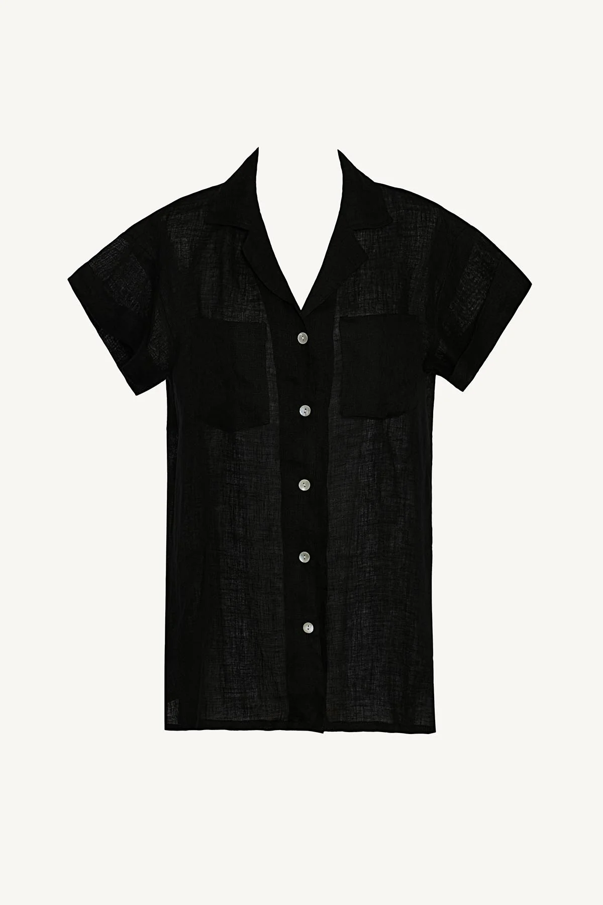 3291-playa-pocket-blouse-black-ecolinen-8.webp Playa Pocket Blouse - Black EcoLinen
