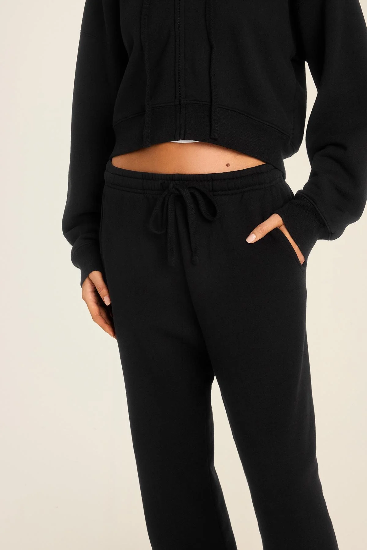 Dawn Classic Sweatpant - Black French Terry
