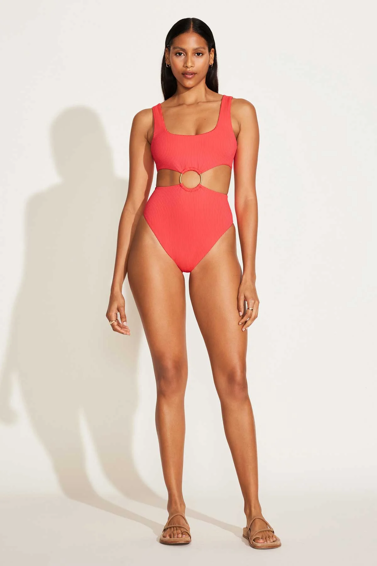 The Icon One Piece - Coral Glow EcoRib BT