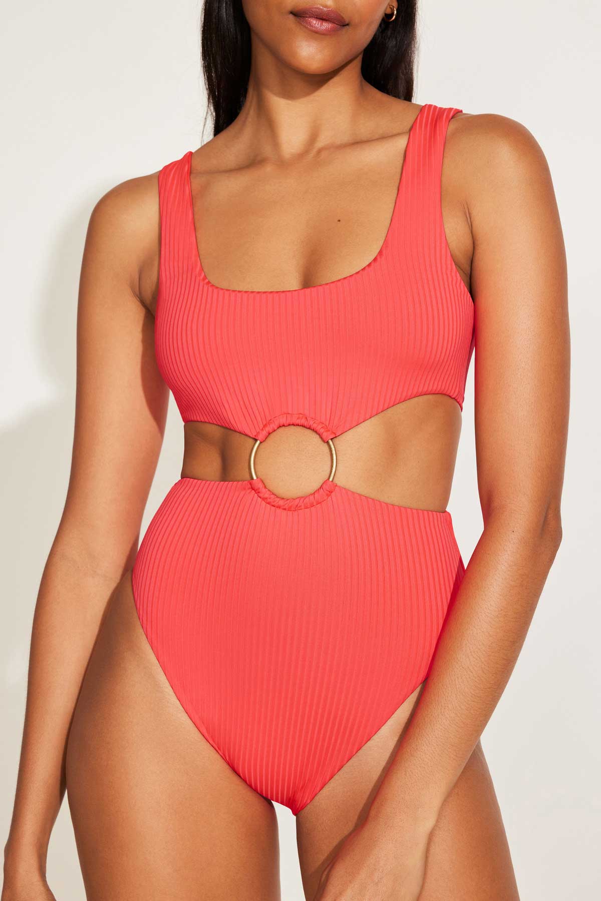 The Icon One Piece - Coral Glow EcoRib BT