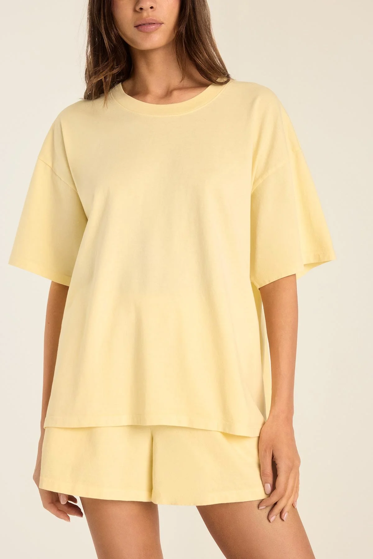 Coast Short - Buttercream Cotton Jersey