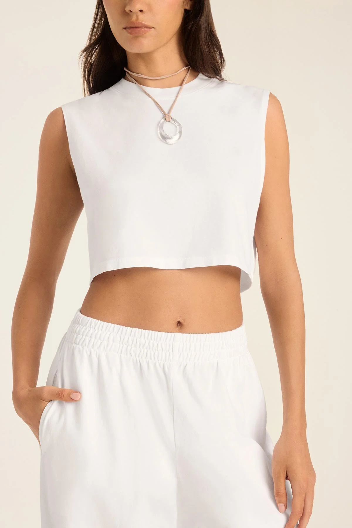 3531-coast-crop-muscle-tank-white-cotton-jersey-1.webp Coast Crop Muscle Tank - White Cotton Jersey