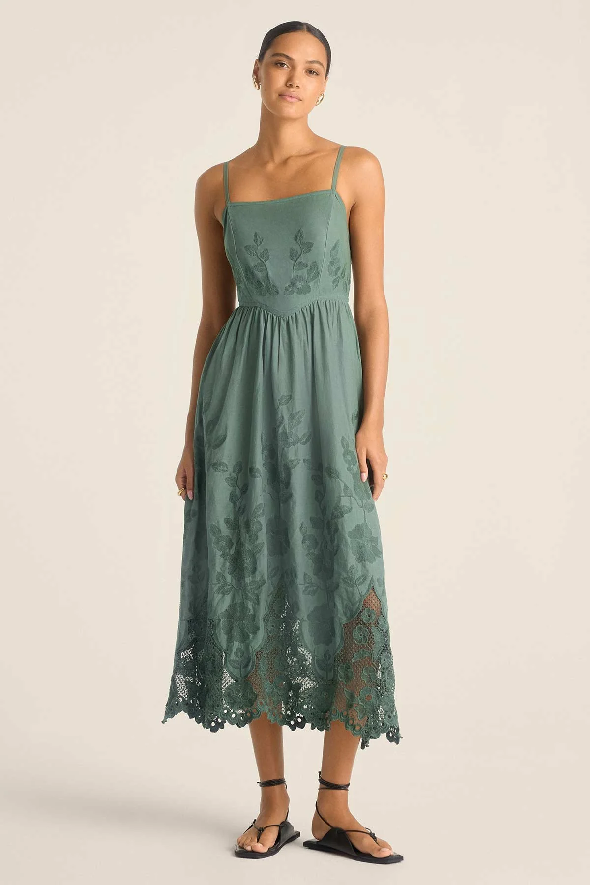3667-flora-dress-sea-green-beachside-broderie-1.webp Flora Dress - Sea Green Beachside Broderie