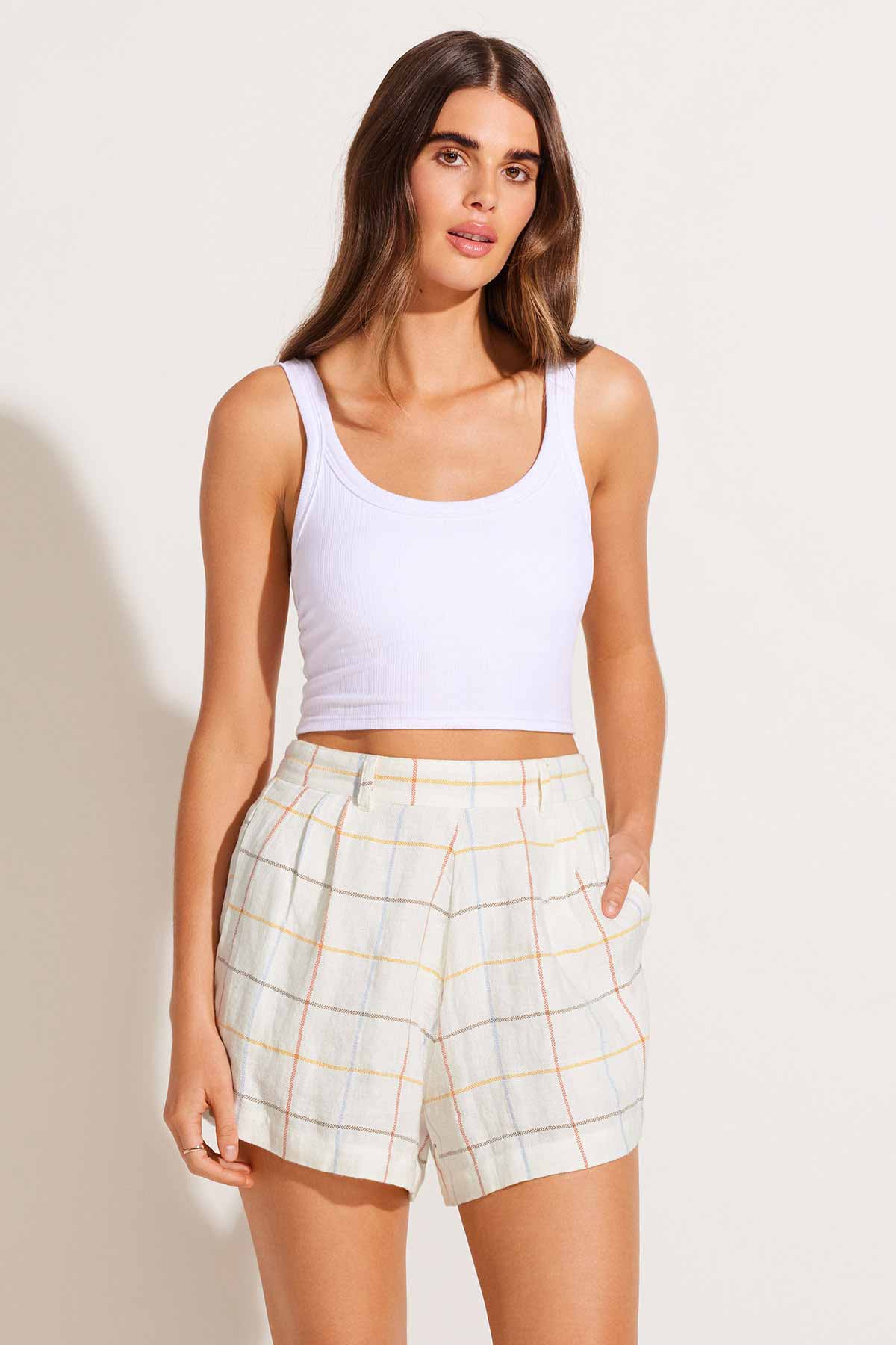 3764-the-getaway-short-brushed-linen-1.jpg The Getaway Short - Brushed Linen