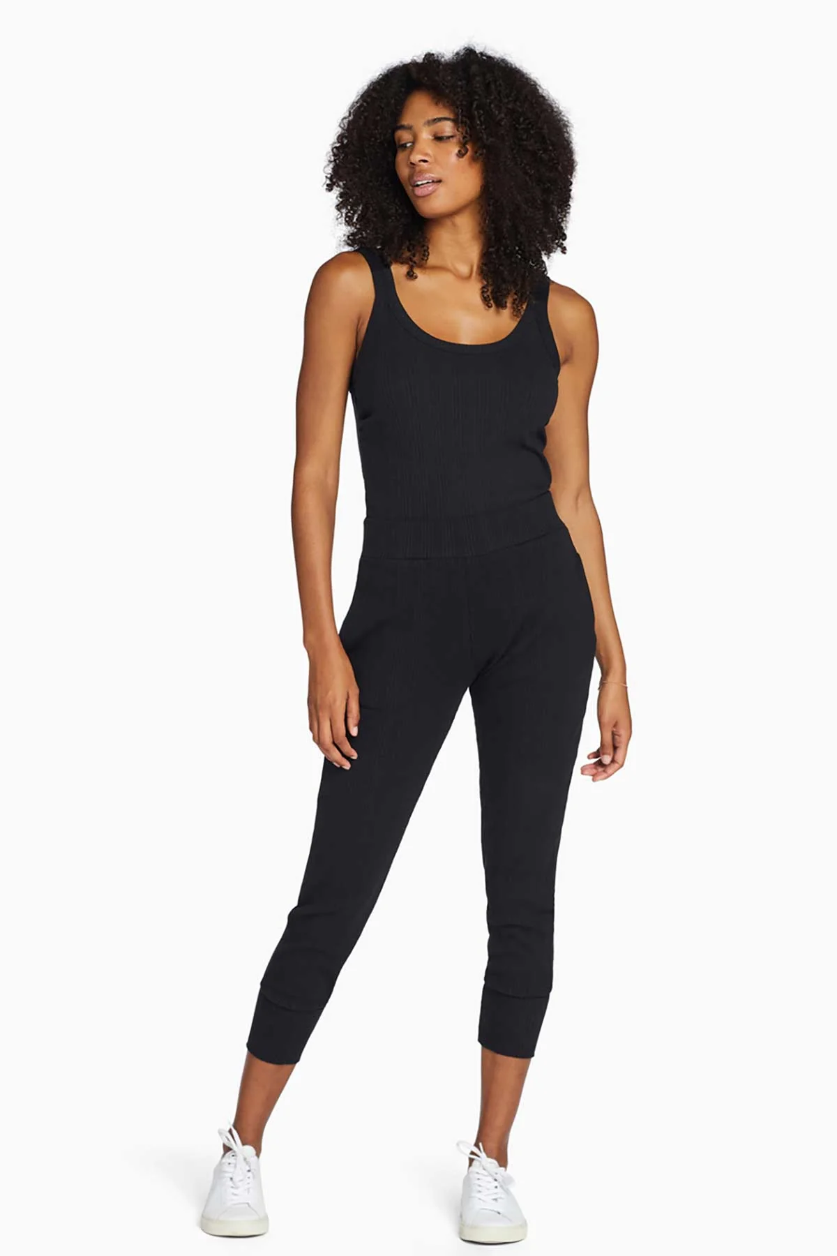 West Pant - Black Organic Rib