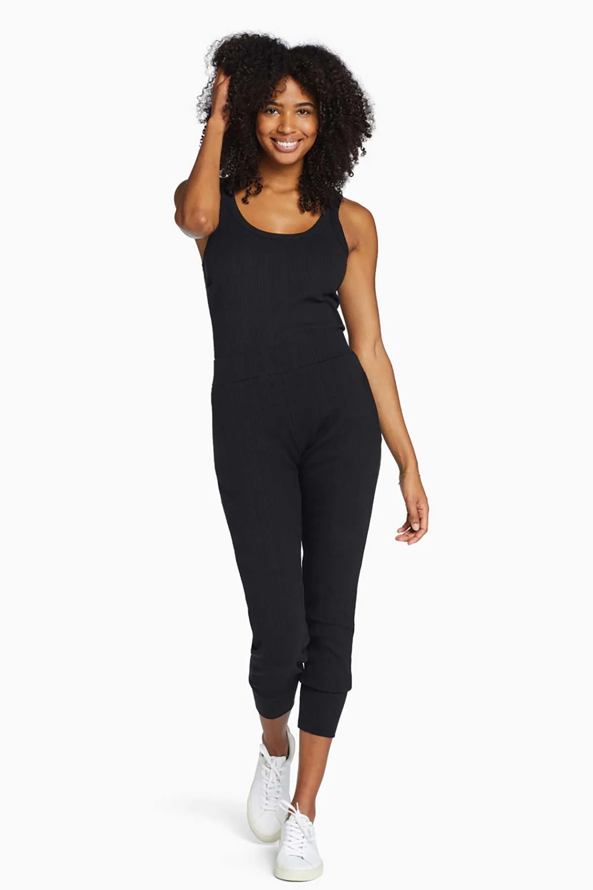 West Pant - Black Organic Rib
