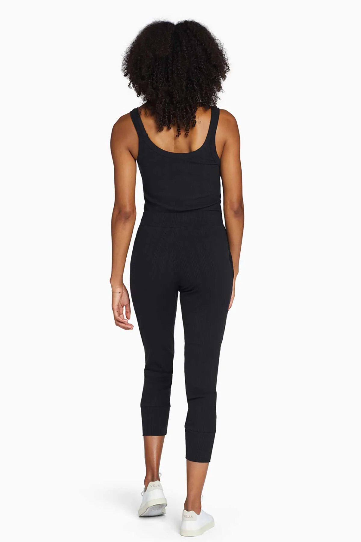 West Pant - Black Organic Rib