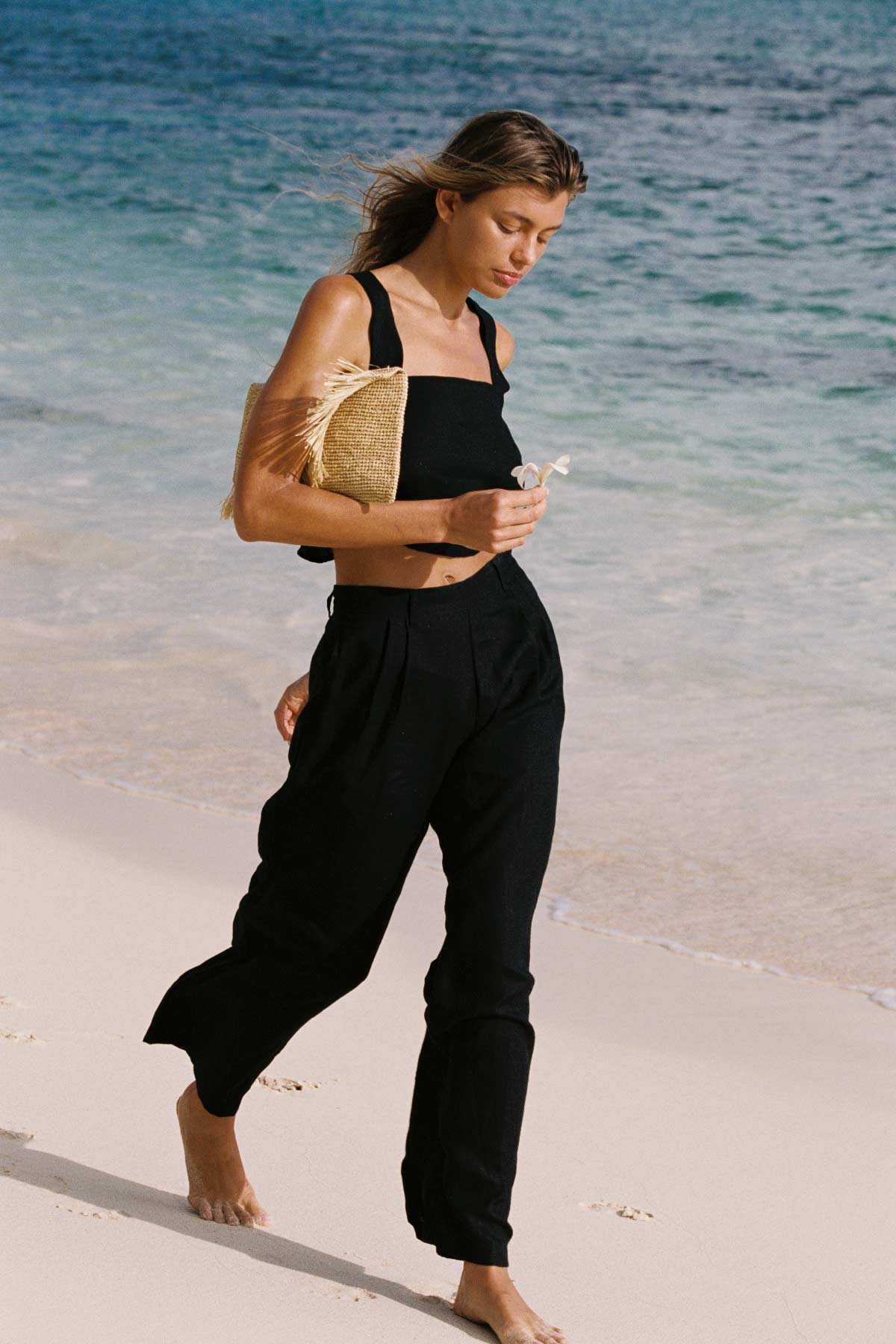 415-the-getaway-pant-black-ecolinen-1.jpg The Getaway Pant - Black EcoLinen