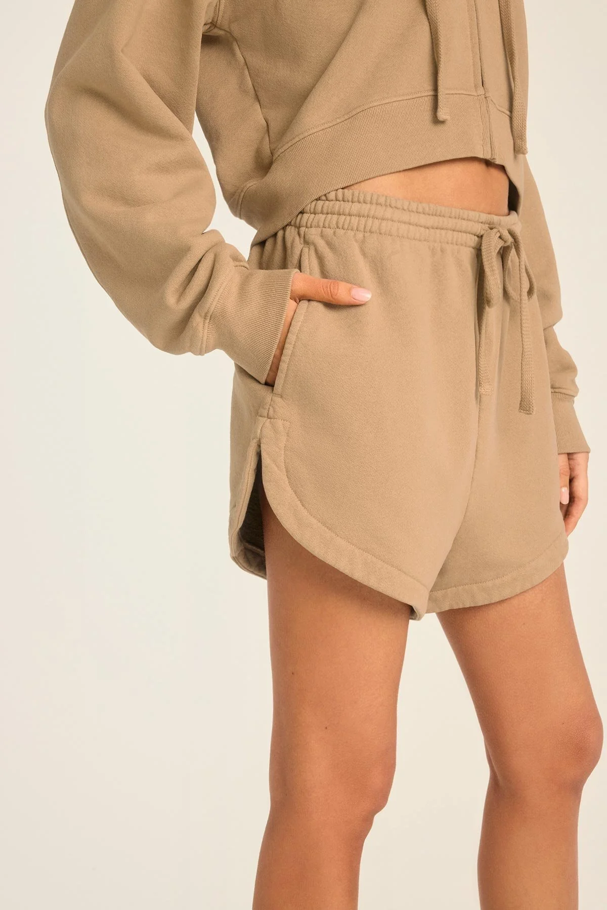 Dawn Classic Short - Latte French Terry