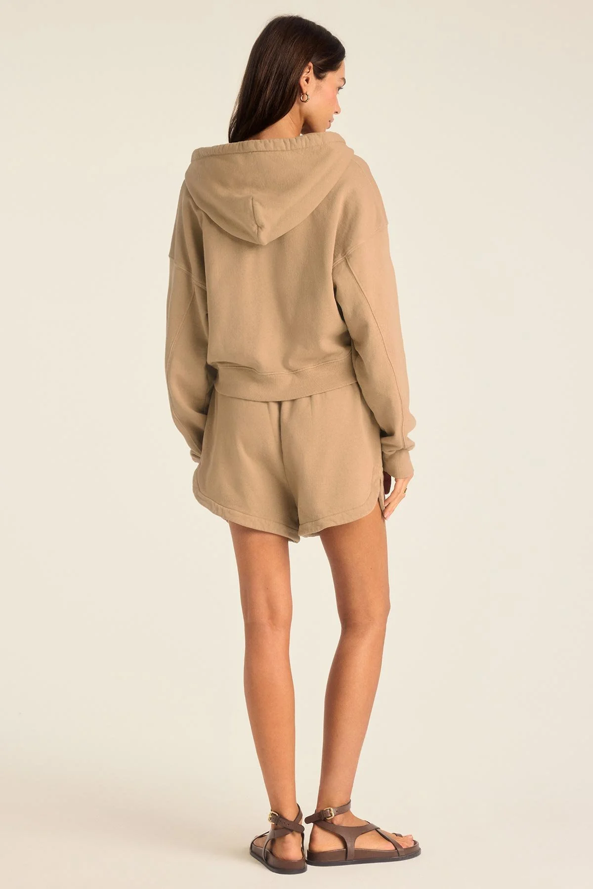 Dawn Classic Short - Latte French Terry