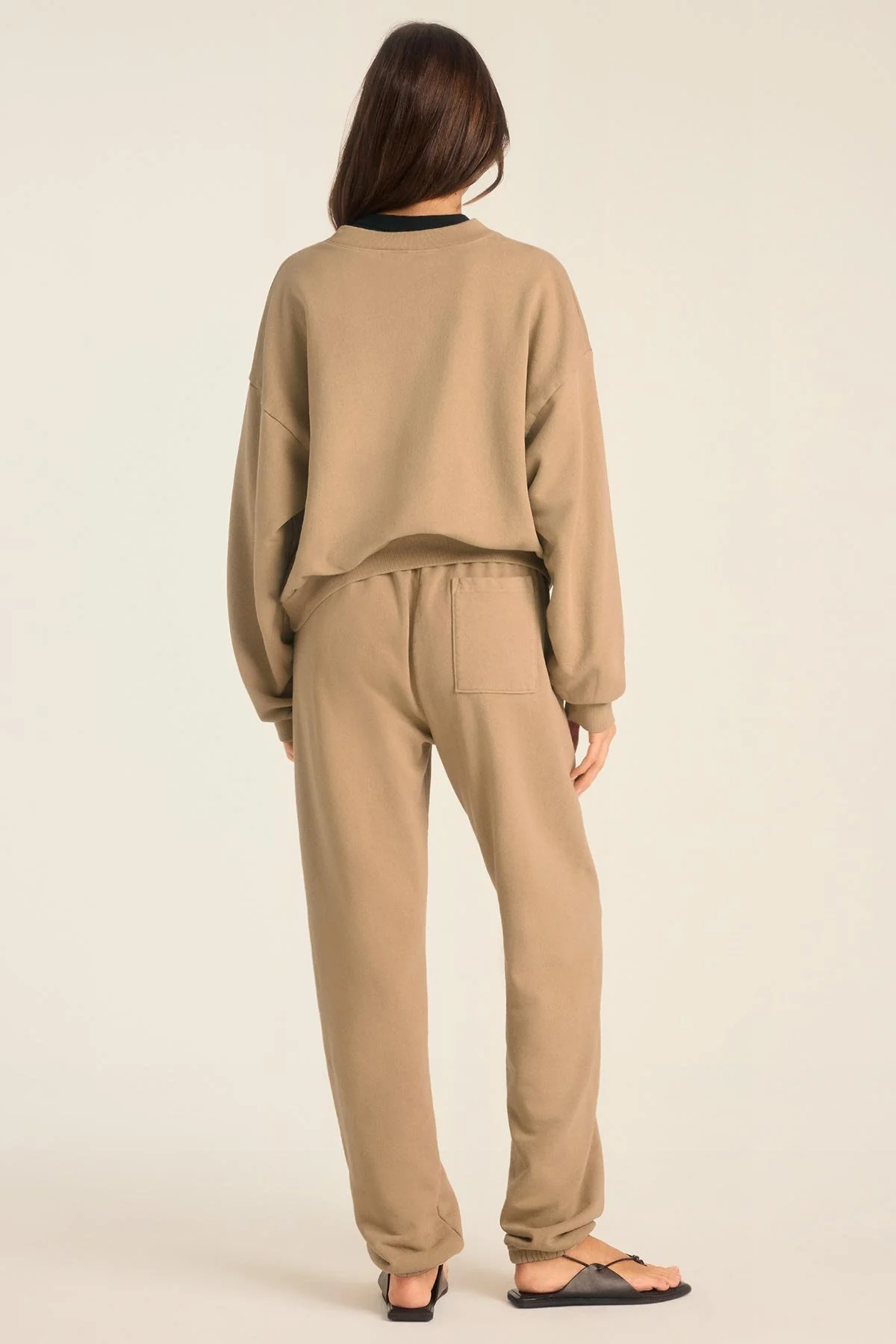 Dawn Classic Sweatpant - Latte French Terry