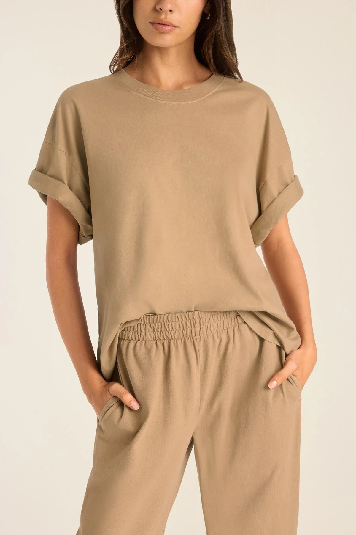 4421-coast-oversized-boyfriend-tee-latte-cotton-jersey-1.webp Coast Oversized Boyfriend Tee - Latte Cotton Jersey