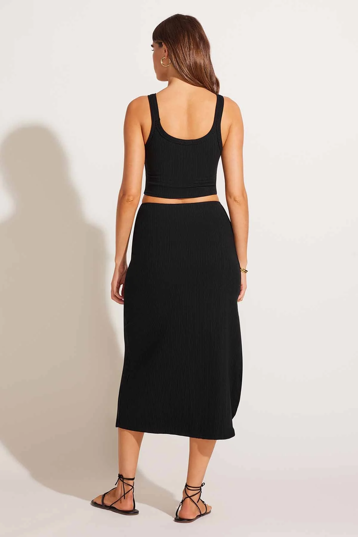 Thalia Set - Black Organic Rib