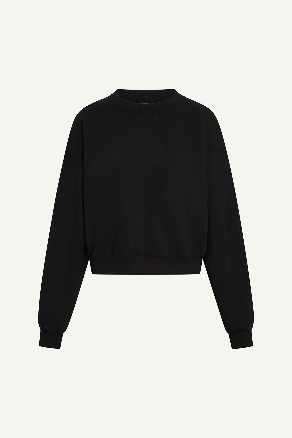 Dawn Crewneck - Black French Terry