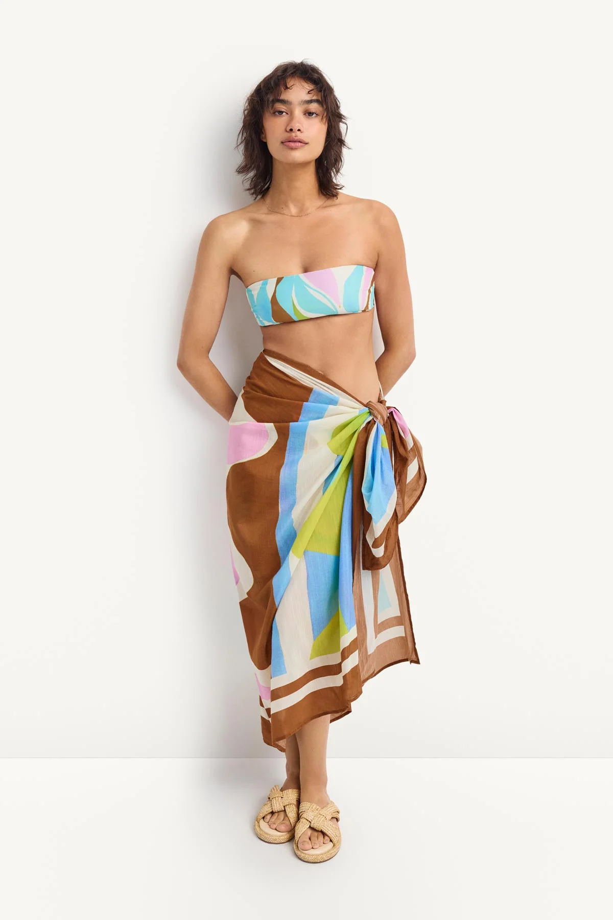 550-samara-sarong-coast-colorblock-cotton-cupro-1.webp Samara Sarong - Coast Colorblock Cotton Cupro