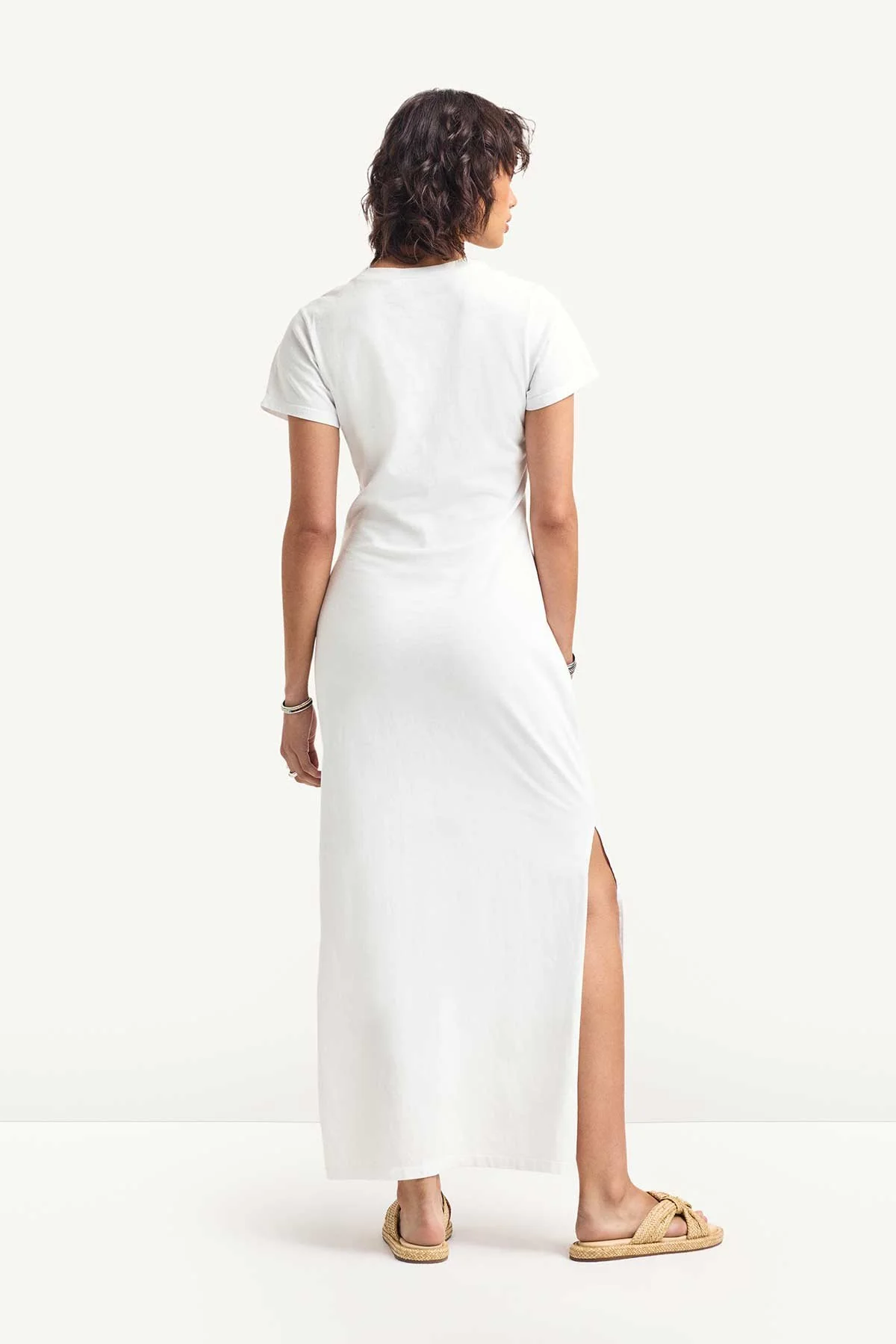 Coast Shirt Dress - White Cotton Jersey
