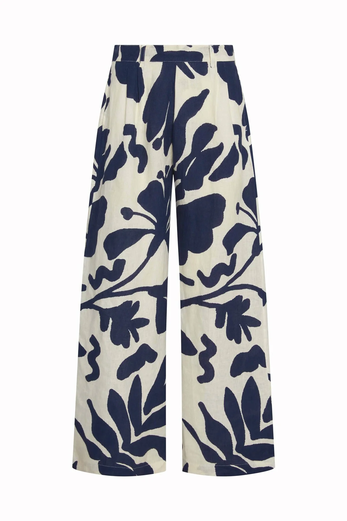 622-the-getaway-pant-night-flower-ecolinen-4.webp The Getaway Pant - Night Flower EcoLinen