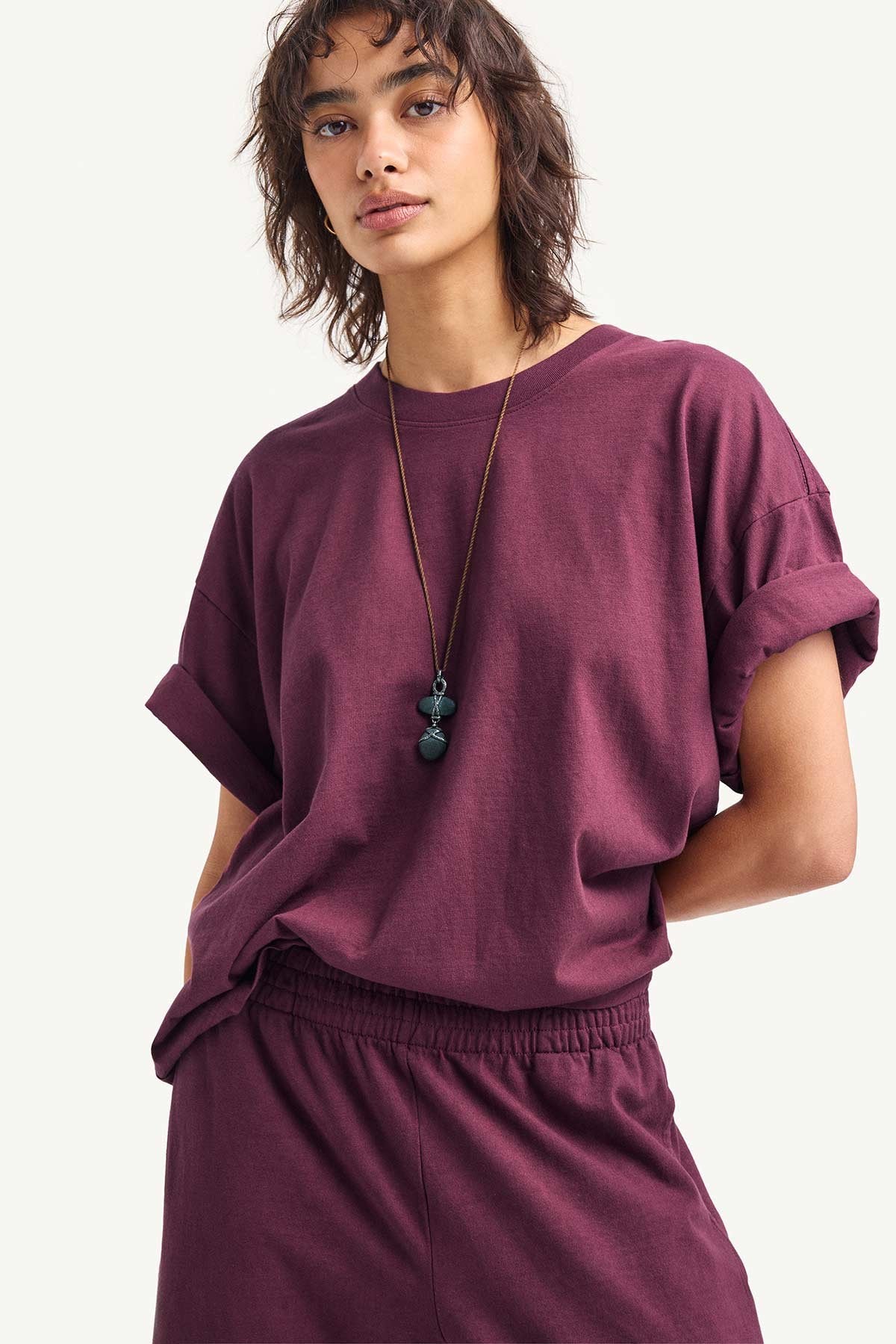654-coast-oversized-boyfriend-tee-crushed-berry-cotton-jersey-1.jpg Coast Oversized Boyfriend Tee - Crushed Berry Cotton Jersey