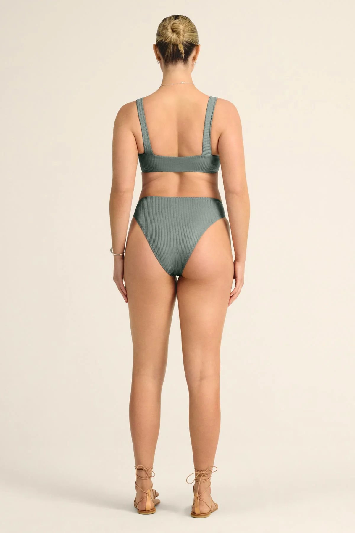 Skylar Top - Sea Green EcoRib