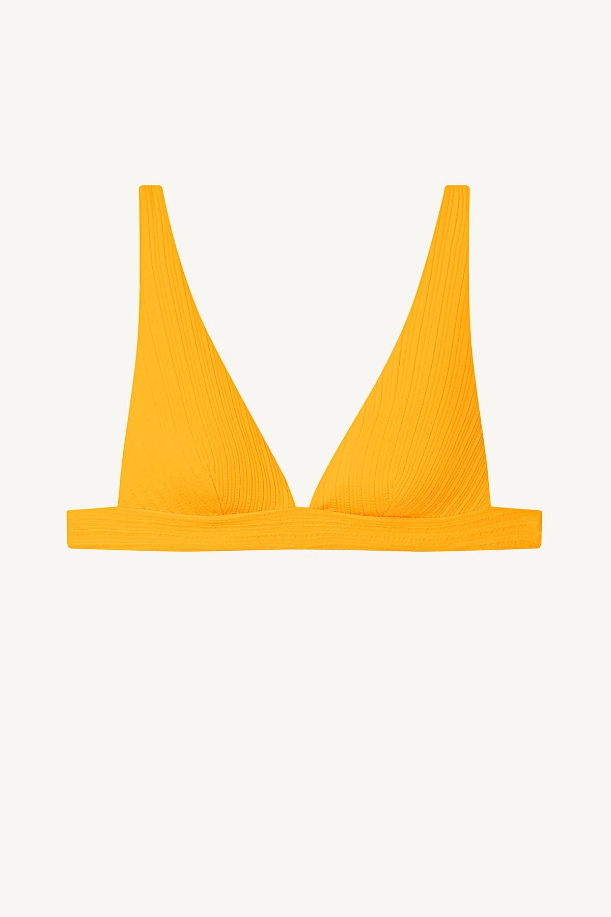Lyra Bralette Top - Sunflower Pucker Rib